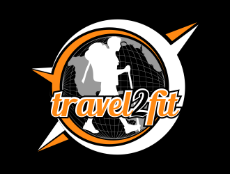 travel2fit logo design by done