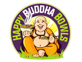 Happy Buddha Bowls logo design by veron