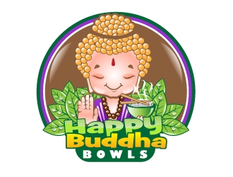 Happy Buddha Bowls logo design by uttam