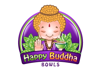 Happy Buddha Bowls logo design by uttam