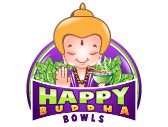 Happy Buddha Bowls logo design by uttam
