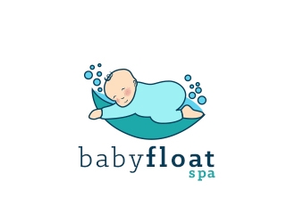 Baby Float Spa logo design by K-Designs