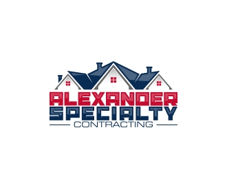 Alexander Specialty Contracting logo design by MarkindDesign