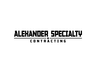 Alexander Specialty Contracting logo design by semar