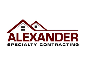 Alexander Specialty Contracting logo design by J0s3Ph