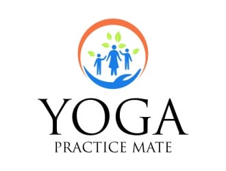 Yoga Practice Mate logo design by jetzu