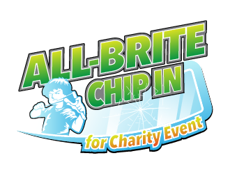 All-Brite Chip in for Charity Event logo design by reight