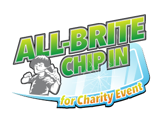 All-Brite Chip in for Charity Event logo design by reight