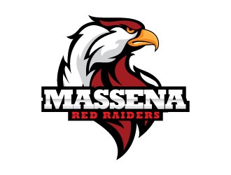 Massena Red Raiders logo design by usashi