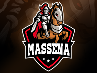 Massena Red Raiders logo design by Optimus
