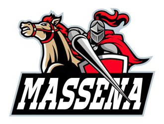 Massena Red Raiders logo design by Optimus