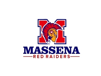 Massena Red Raiders logo design by amar_mboiss