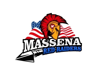Massena Red Raiders logo design by amar_mboiss