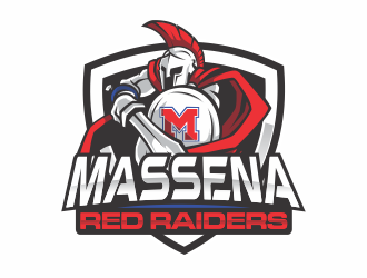 Massena Red Raiders logo design by onamel