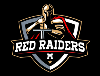 Massena Red Raiders logo design by Optimus