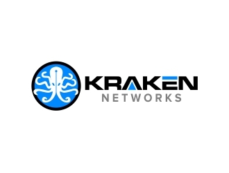 Kraken Networks logo design by amar_mboiss