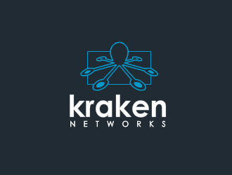 Kraken Networks logo design by fontstyle