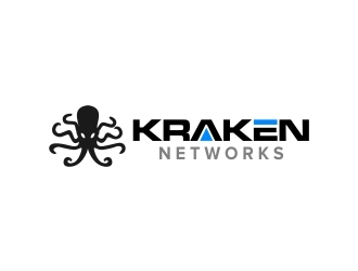 Kraken Networks logo design by amar_mboiss