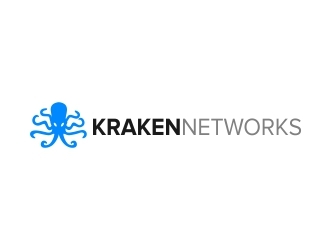 Kraken Networks logo design by amar_mboiss