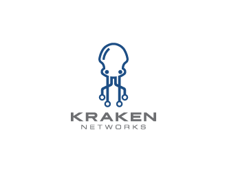 Kraken Networks logo design by emyouconcept
