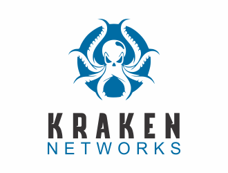 Kraken Networks logo design by mletus