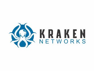 Kraken Networks logo design by mletus