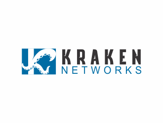 Kraken Networks logo design by mletus
