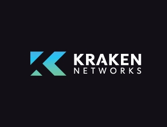 Kraken Networks logo design by nehel