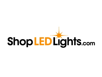 Shop LED Lights.com logo design by ORPiXELSTUDIOS