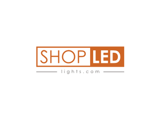 Shop LED Lights.com logo design by enilno