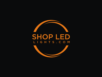Shop LED Lights.com logo design by EkoBooM