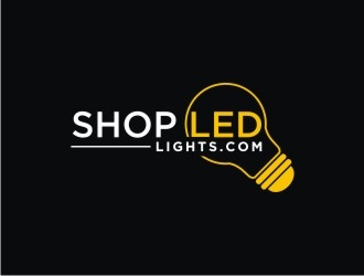 Shop LED Lights.com logo design by bricton