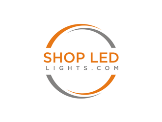 Shop LED Lights.com logo design by EkoBooM