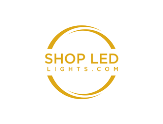 Shop LED Lights.com logo design by EkoBooM