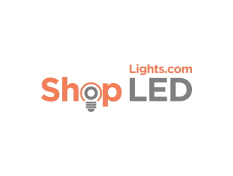 Shop LED Lights.com logo design by RIANW