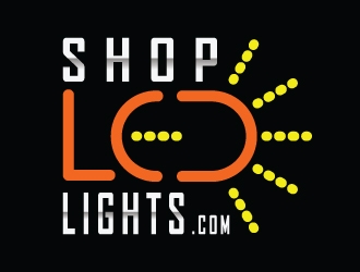 Shop LED Lights.com logo design by corneldesign77