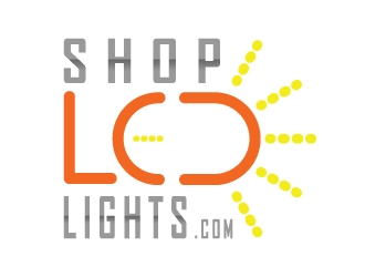 Shop LED Lights.com logo design by corneldesign77