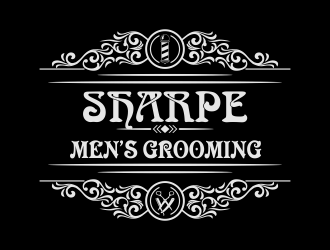 Sharpe Mens Grooming logo design by oke2angconcept