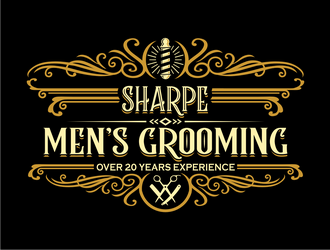 Sharpe Mens Grooming logo design by haze