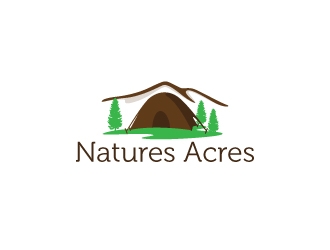 Natures Acres logo design by artbitin