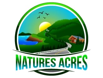 Natures Acres logo design by uttam