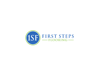 First Steps Flooring logo design by johana