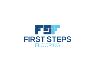 First Steps Flooring logo design by FFDesign16