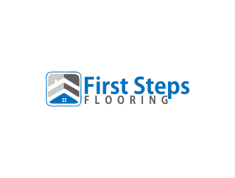 First Steps Flooring logo design by Greenlight