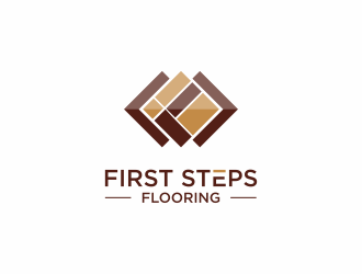 First Steps Flooring logo design by haidar
