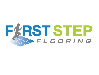 First Steps Flooring logo design by corneldesign77