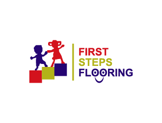 First Steps Flooring logo design by Mehul