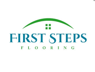 First Steps Flooring logo design by Muhammad_Abbas