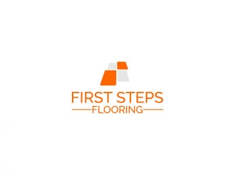 First Steps Flooring logo design by emyjeckson