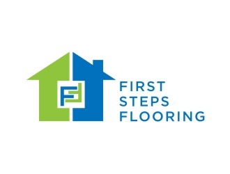 First Steps Flooring logo design by Franky.